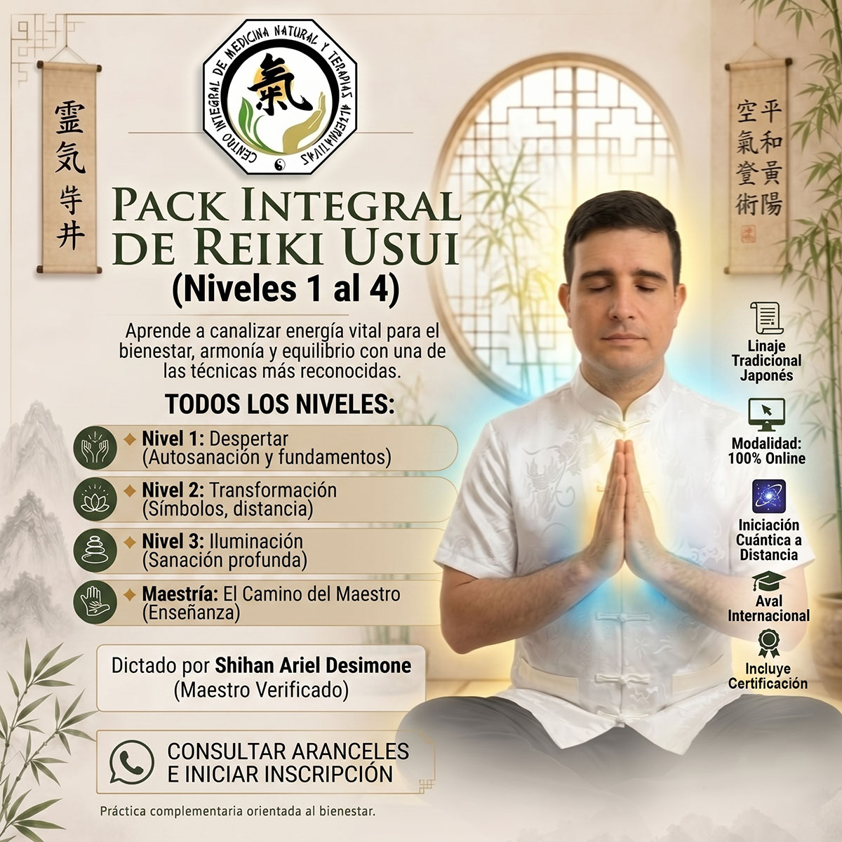 Curso de Reiki Nivel 1