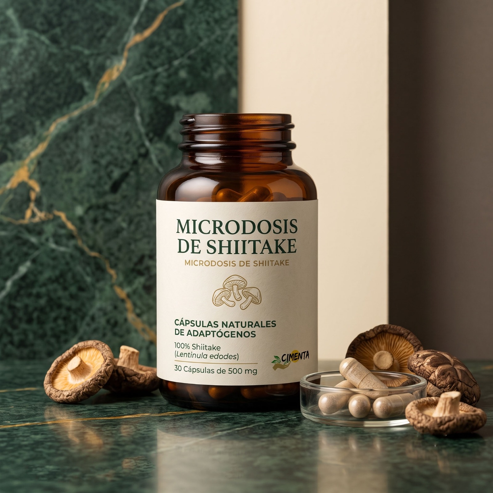 Microdosis de Shiitake